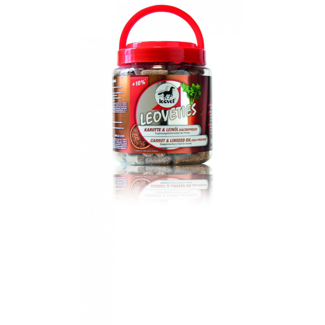 Hästgodis Leoveties Carrot & Linseed Cold Pressed